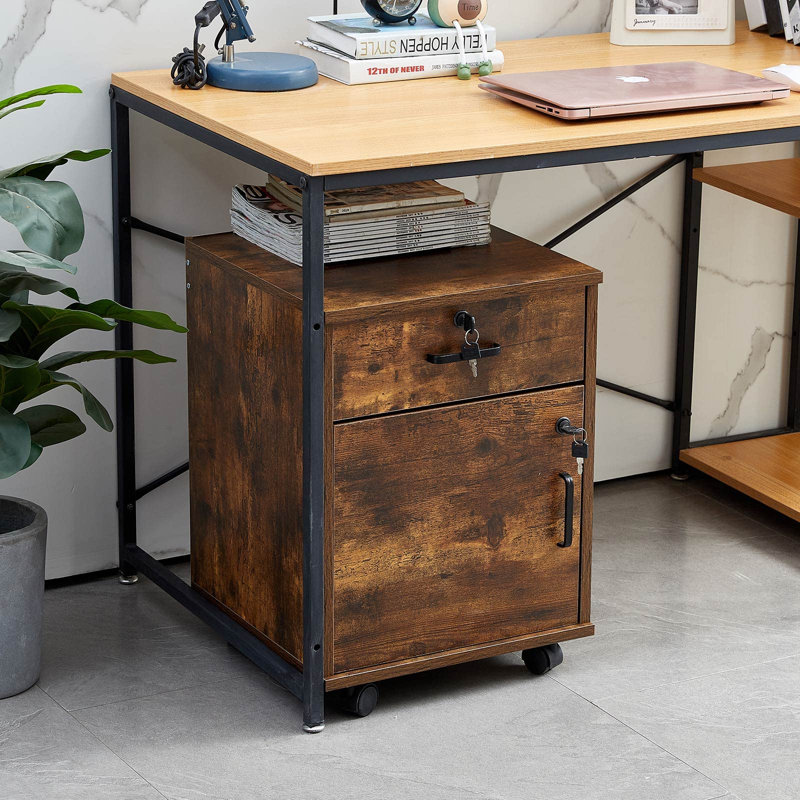 Danby 40cm Wide 1 -Drawer File Cabinet, Brown