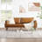 72.8 " Faux Leather Sofa-1898649369