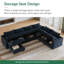 Canapé modulaire en U Tremee-1703681837