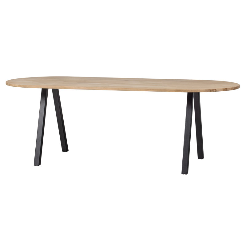 Ellerkamp Oak Solid Wood Top Dining Table