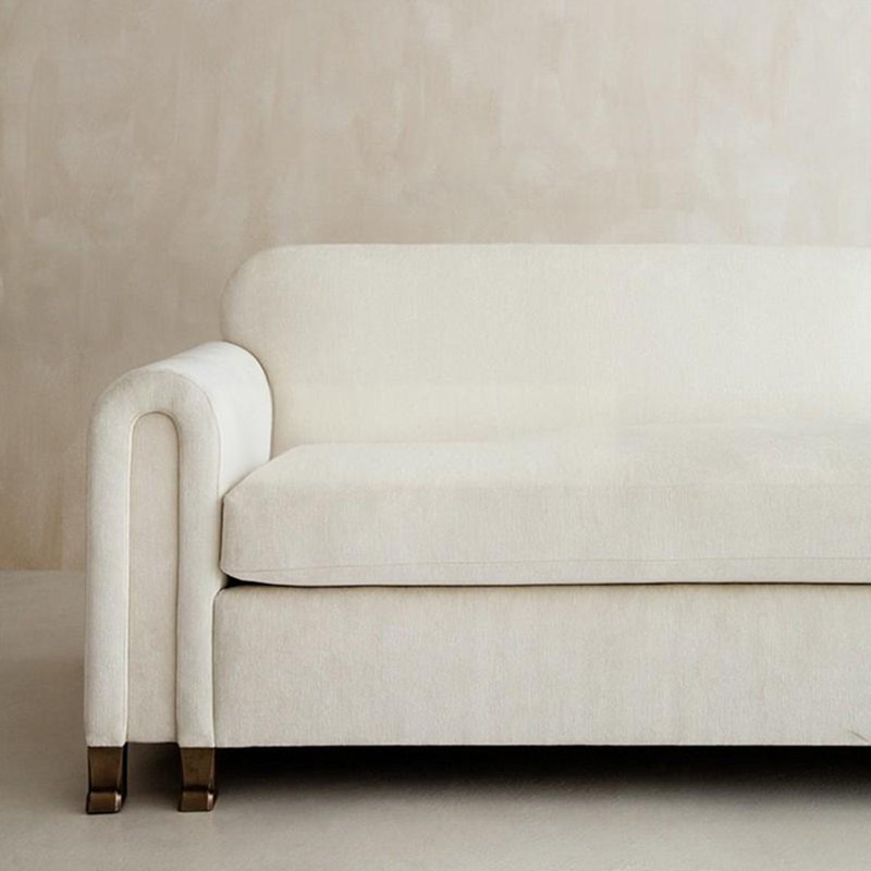 Chaise longue rembourrée Tatisha, Accoudoir à gauche (vu de face)
