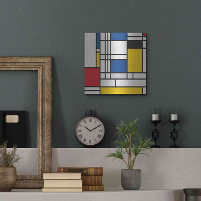 "Mondrian NFT2" par Luxe Metal Portfolio