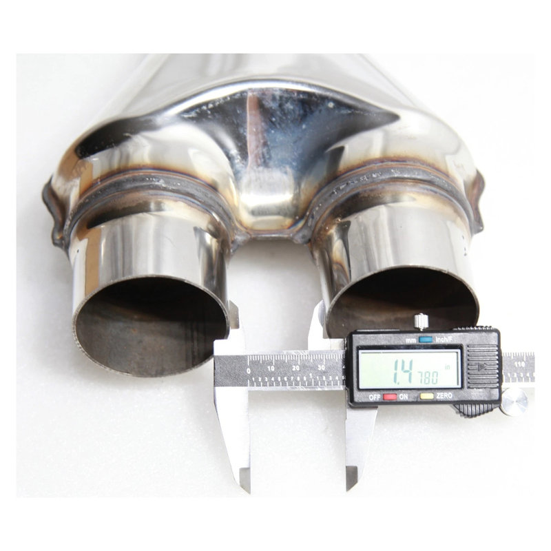 Adaptateur universel universel en Y en acier inoxydable pour les systèmes d'échappement et de refroidisseur intermédiaire