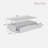 Modern Rectangular Coffee Table With Led Lights, 2 Drawers And Open Storage Shelf-1417891140