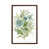Toile avec cadre en bois brun classique
