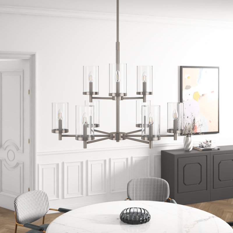 Lustre à intensité variable 9 lumières Lavont