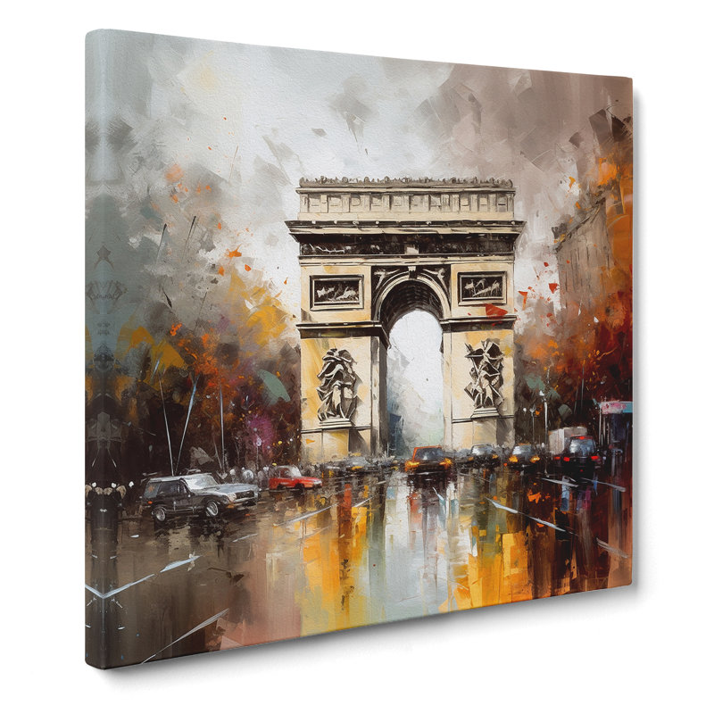 Modern Wall Art - Wrapped Canvas - Framed Print, 50cm H x 50cm W x 3cm D