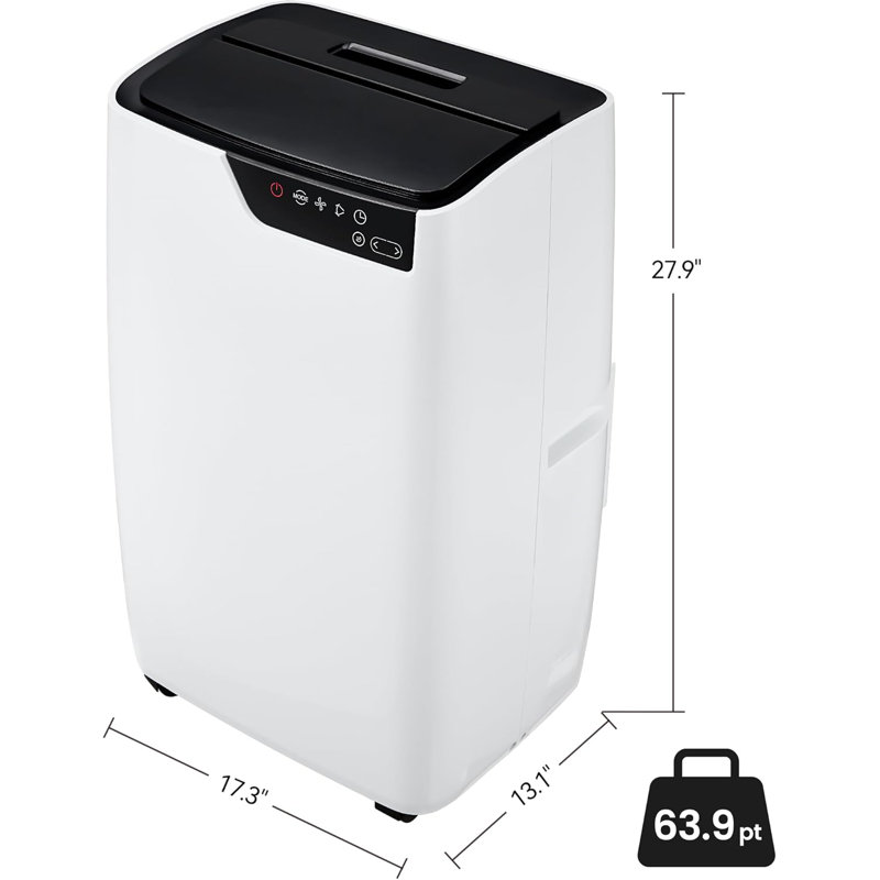 12000 Btu Portable Air Conditioners For Room Up To 550 Sq.ft, 3-in-1 Free Standing Quiet Cooling Portable Ac Uni