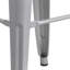 Kai Industrial Style Bar Stool - Set of 4 - Modern Metal Counter or Bar Height-1394825077-1394825072