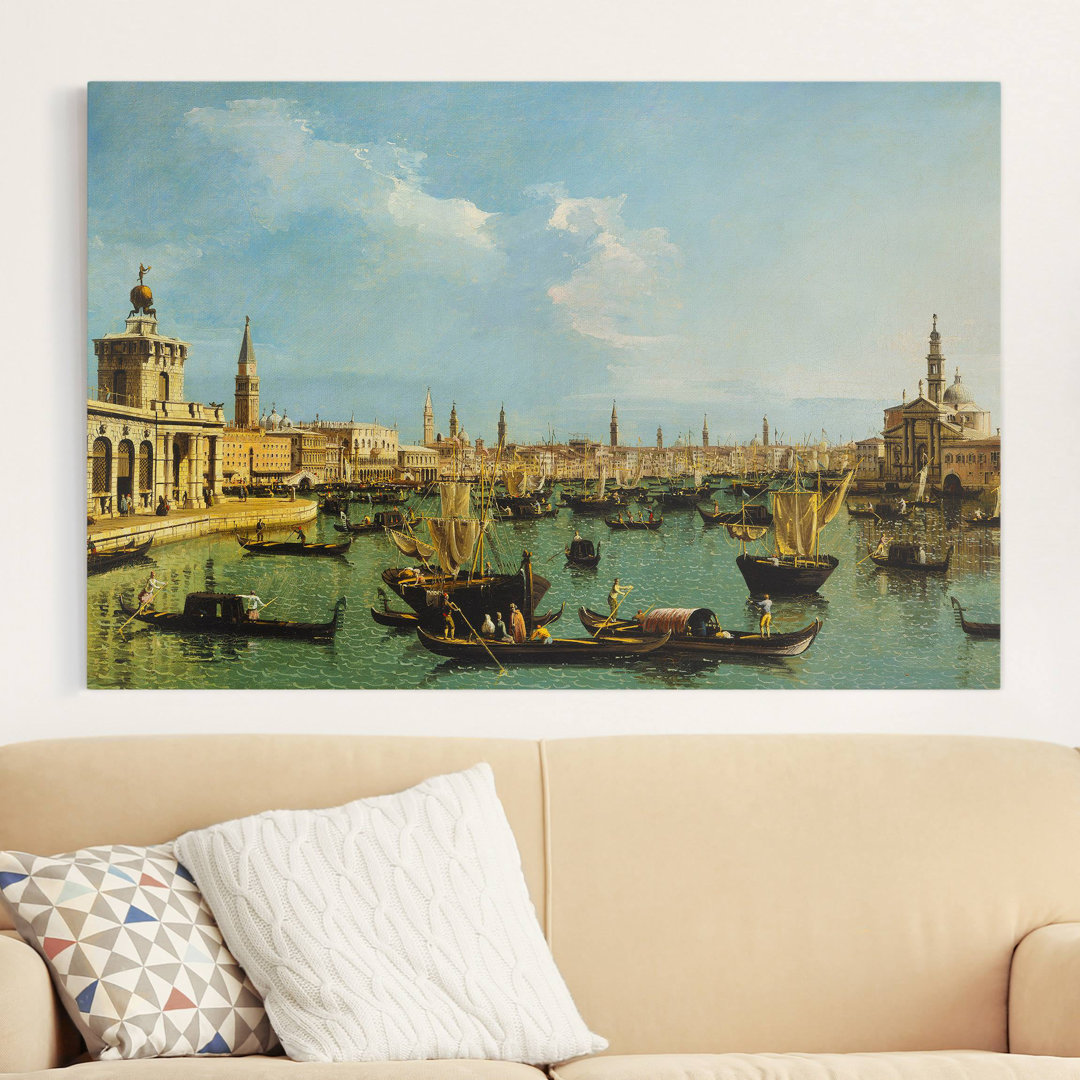 Leinwandbild Bacino Di San Marco, Venedig von Bernardo Bellotto