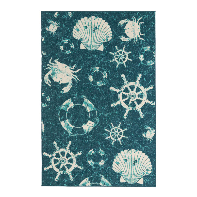 Caladoc Indoor / Outdoor Rug, Rectangle 5'3" x 8'