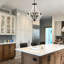Lustres modernes en bois massif blanc-136969910