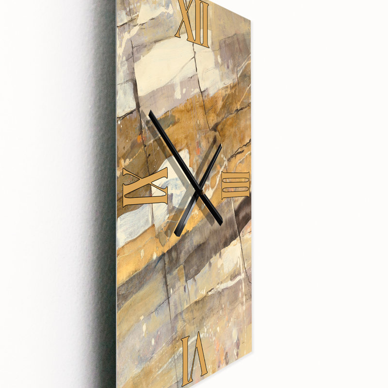 Horloge murale Fire and Ice Minerals V - Glam, Petit