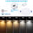4 Inch 5cct Led Recessed Lighting Kit, 120v-277v, Ultra-thin, 0-10v Dimmable