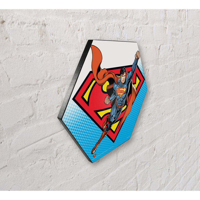 Justice Justice (Justice League - Superman), impression sur bois