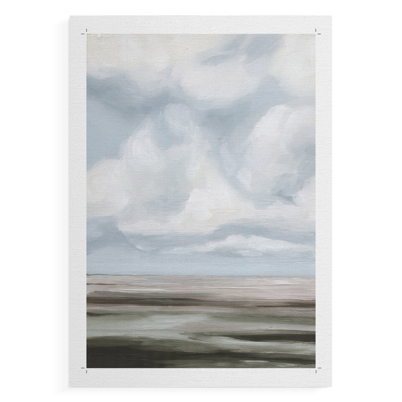 Dilué Plains I - Impression sur toile seulement - NON-CADRE, H 36 po x l 24 po