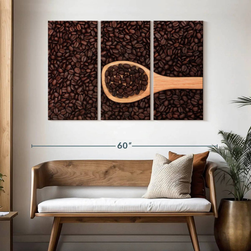 Yarlin Coffee Beans On Spoon, 32" H x 50" W
