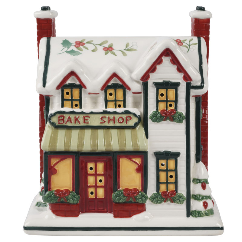 Pfaltzgraff Winterberry LED Bake Shop Holiday Décor