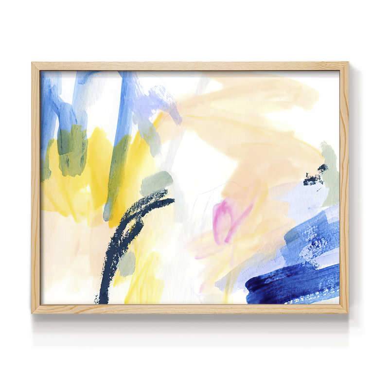 «Candy Swipe I», reproduction encadrée, H 8 po x l 10 po, Naturel