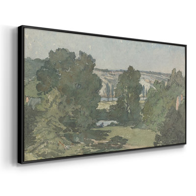 Série paysage - MLI - Toile tendue avec châssis encadré - Prêt à être accroché