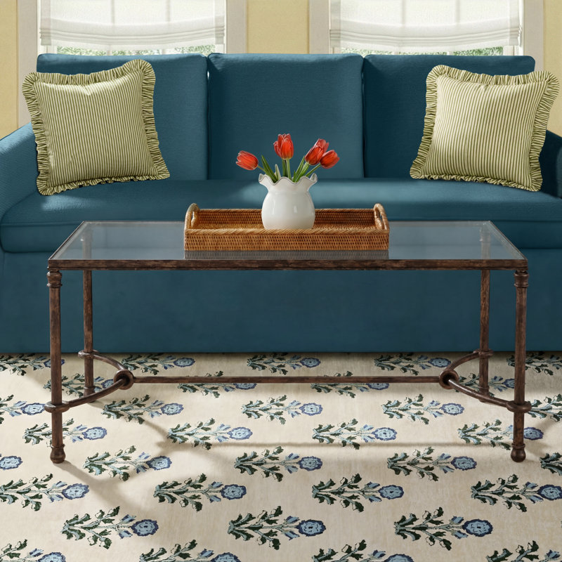Helios Glass Top Coffee Table