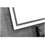 Miroir de salle de bain 60 po x 36 po à DEL avec façade et rétroéclairage, température de couleur réglable, miroir de meuble-lavabo mural, cadre en aluminium blanc
