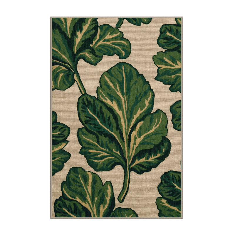  Tapis lavable aux légumes et aux épinards Malabar, Tapis de couloir 2 pi x 5 pi