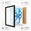 Flowing Octopus Coastal 1 Piece Single Picture Frame Wall Art-136643044-136643049