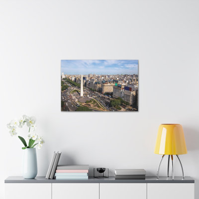 Buenos Aires Daytime Skyline Canvas Artwork Breathtaking Stunning Cityscape