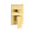 Ceiling Mounted Shower Package Gold Color - 12" Head With Handheld Natural Rainfall Recreation Self-Cleaning Nozzle Brass Bathroom Conforms To American Standard Pipe Policies And Copy Adheres-121077203
