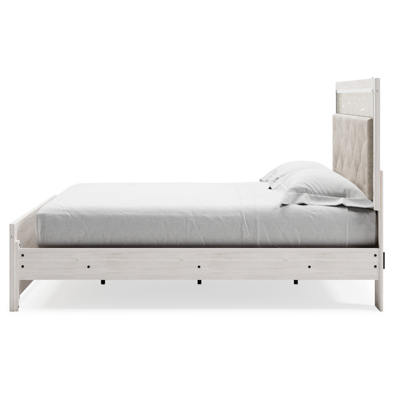 Beamond Upholstered Panel Bed, King