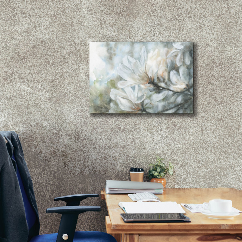 Toile épique «Magnolia» par Leslie Trimbach, H 18 po x l 26 po x P 0,75 po