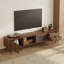 Meuble télé 76 po avec portes en verre 76 po Modern Minimal Modern