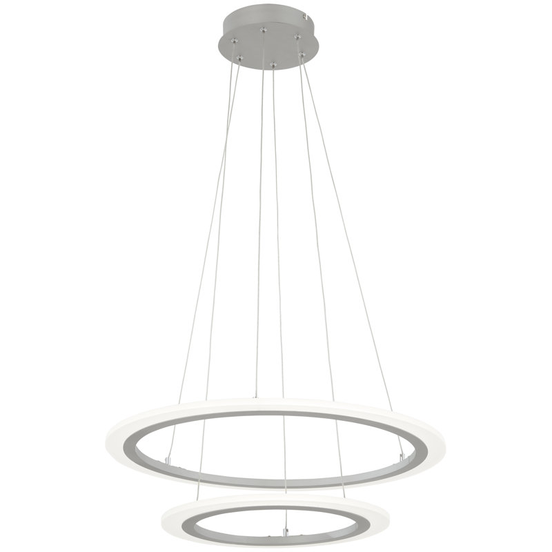 Discovery 2 - Light Dimmable LED Tiered Chandelier