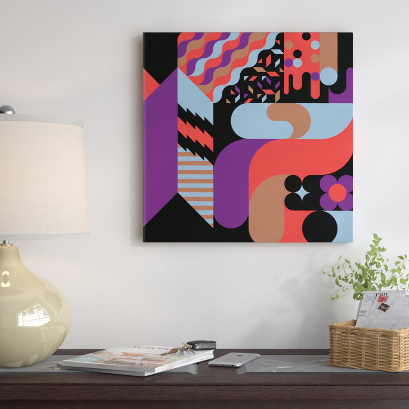 « note », impression sur toile, H 12 po x l 12 po x P 0,75 po, Pas de tapis, Toile tendue