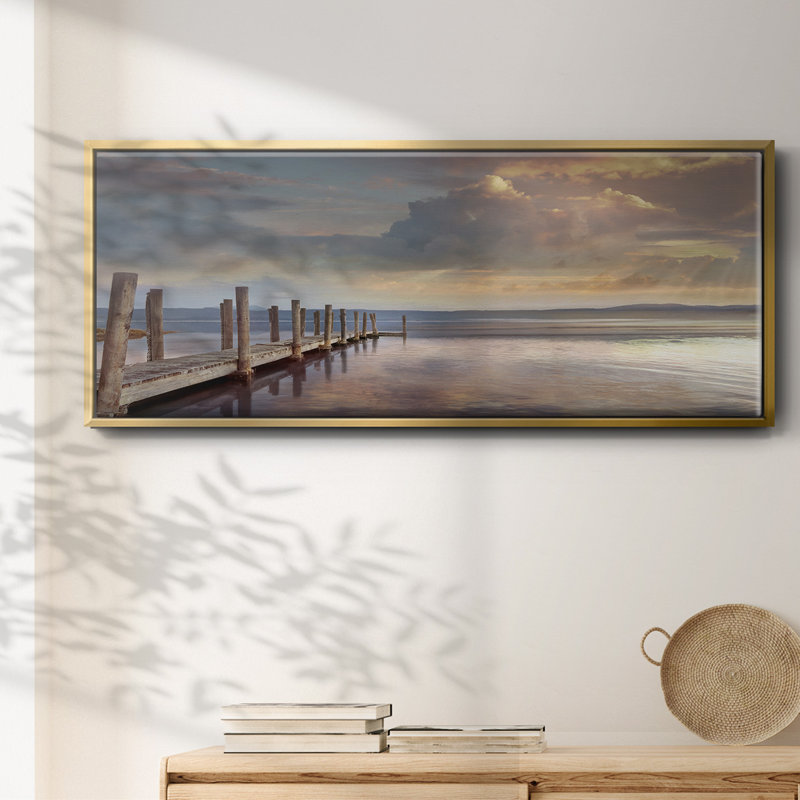 «Evening Reflection», toile encadrée, H 20 po x l 50 po