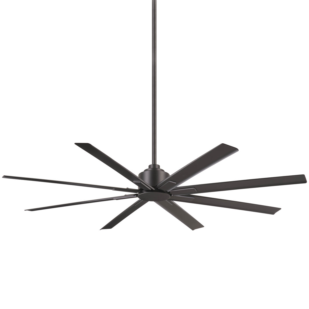 65" 8 - Blade Standard Ceiling Fan with Remote Control Minka Aire 