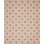 Purple Handwoven Wool Linked Chain Motif Geometric Modern Contemporary Carpet Rug-389337590