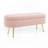 Ottoman Oval Storage Bench ith Metal Legs-687873030
