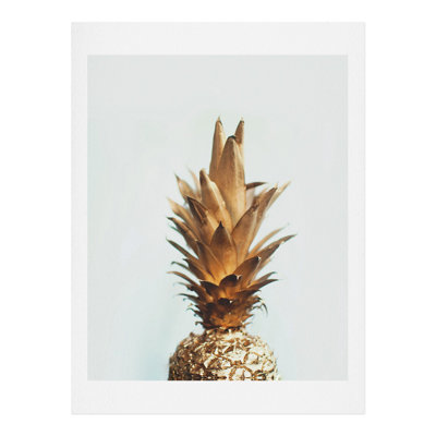 "the gold ananas" par chelsea victoria, reproduction de photo