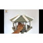 Wood Freestanding Tray Bird Feeder