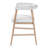 Nordica 25'' Seat Height Modern Mid-Century Upholstered Counter Stool with Backrest-465334347