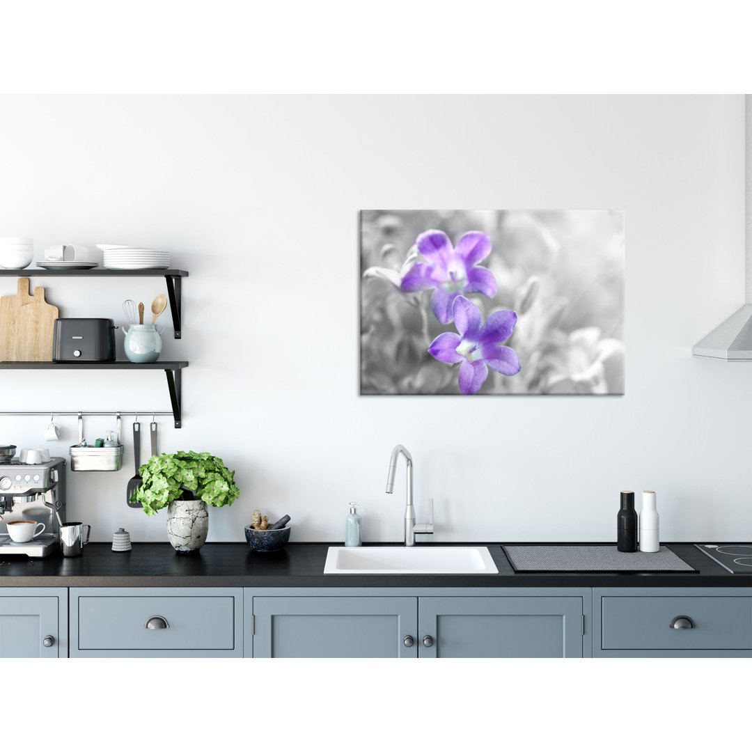 Glasbild Purple Lavender Flowers