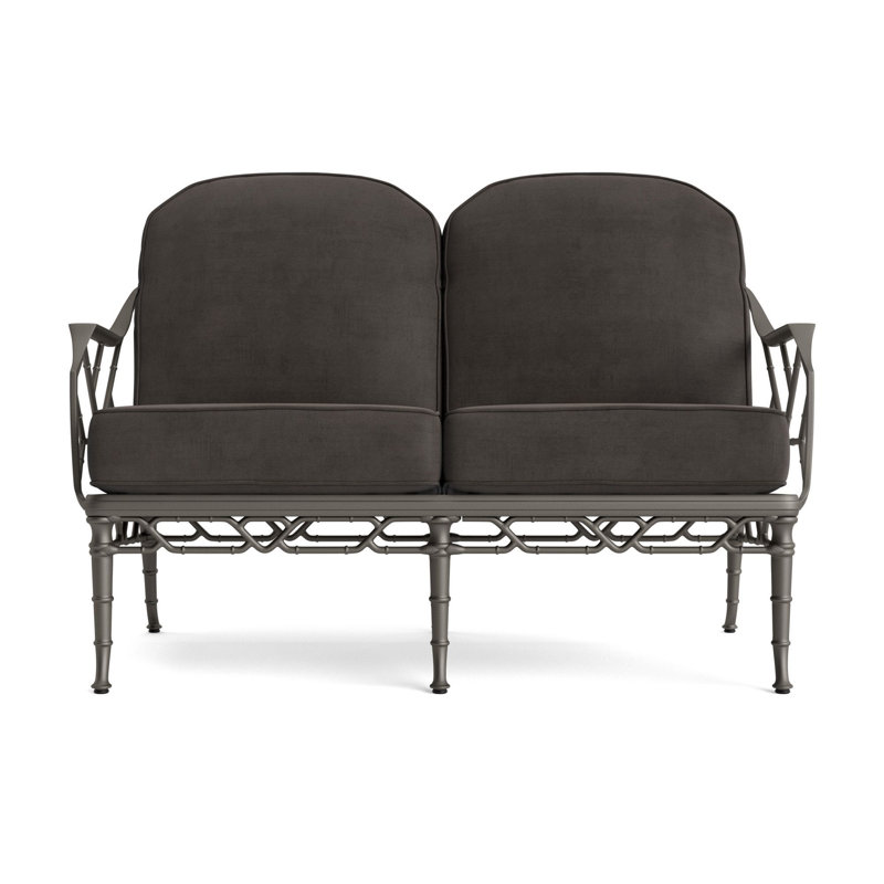 Calcutta Outdoor 2 - Seat Loveseat, Fusion Charcoal, Mica