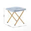 Fauteuil surdimensionné rembourré avec soucoupe et repose-pieds-2002764922