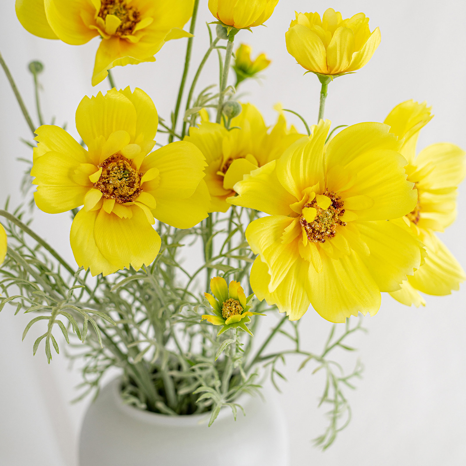 Audet Cornflower Stems, Yellow, 30.7" x 9.8"