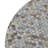 Gray Mother of Pearl Shell Geometric Handmade Mosaic Inlay Living Room Coffee Table with Black Metal Legs, 38" x 38" x 13"-1892332701