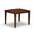5 Piece Dining Set Includes a Rectangle Dining Table with Butterfly Leaf and 2 Faux Leather Kitchen Chairs with 2 Benches, 32x54 Inch, Mahogany