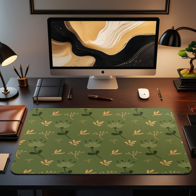 Polyester Desk Pad, 31.5x15.5
