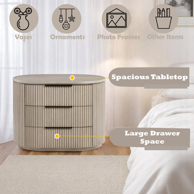 Table de chevet avec port USB